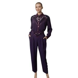 Vintage CACHE Bodysuit & Pant Set